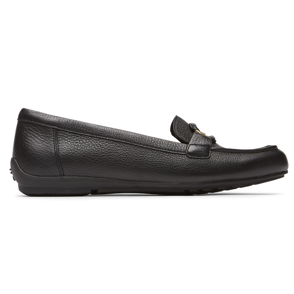 Rockport Loafers Dam Svarta - Total Motion Circle Driver - IMBTQ6721